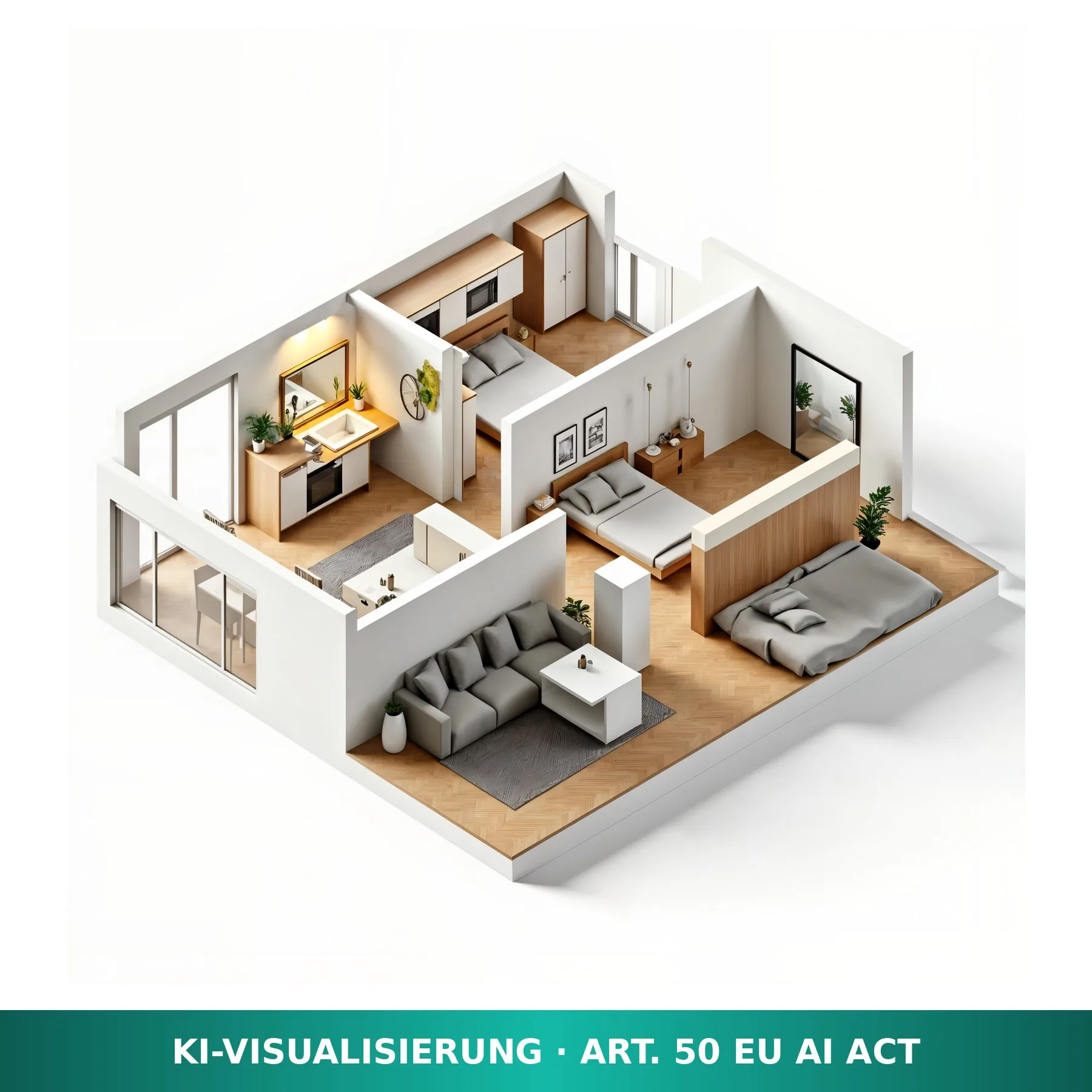 Einrichtungsbeispiel Wohnung 6