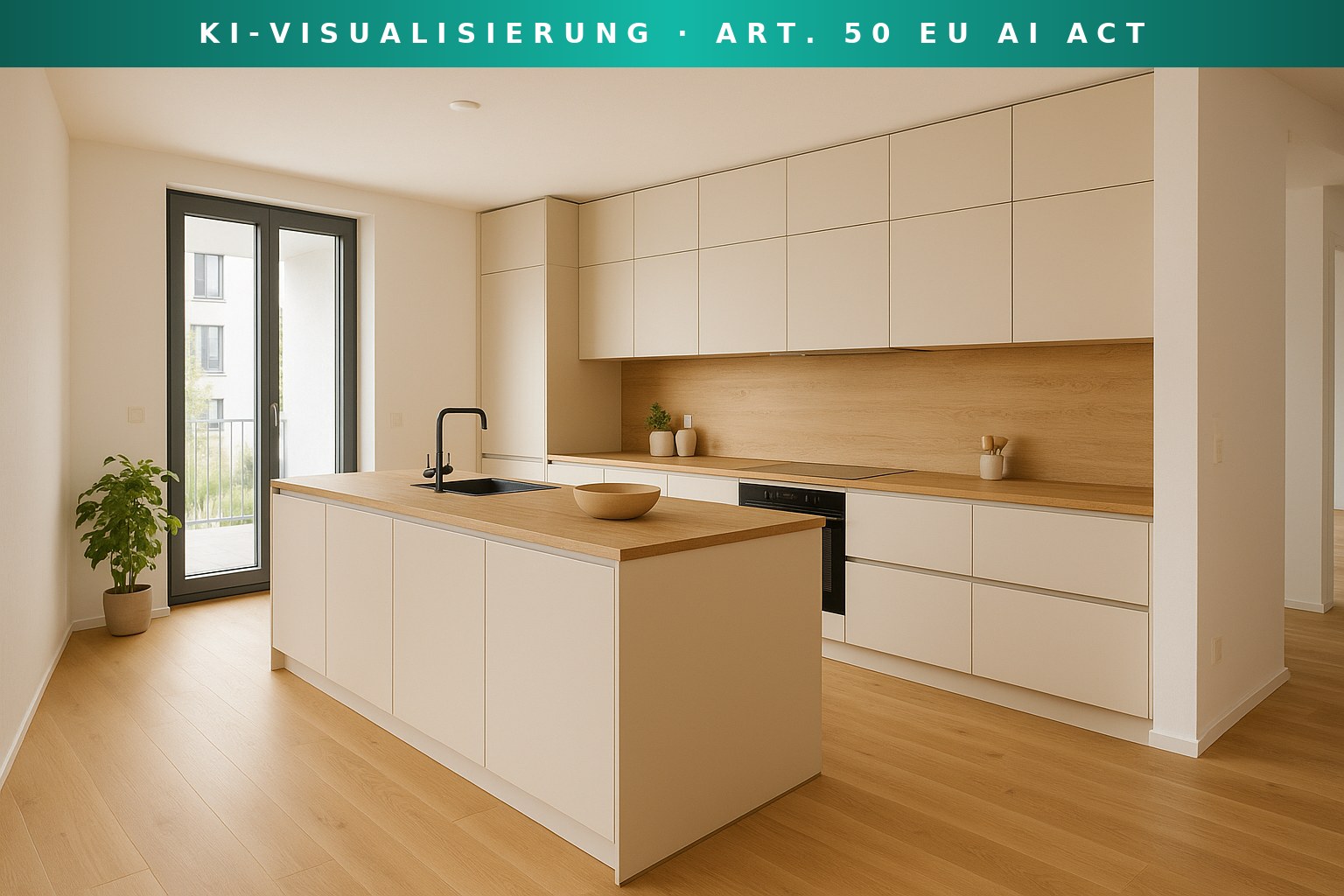 Visualisierung offene Küche